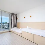 Rooftop -vue Port, 4 Pers, Climatise, Terrasse, Jaccuzi, Parking Апартаменты *