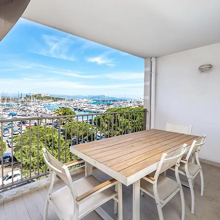 شقة Rooftop -vue Port, 4 Pers, Climatise, Terrasse, Jaccuzi, Parking أنتيب